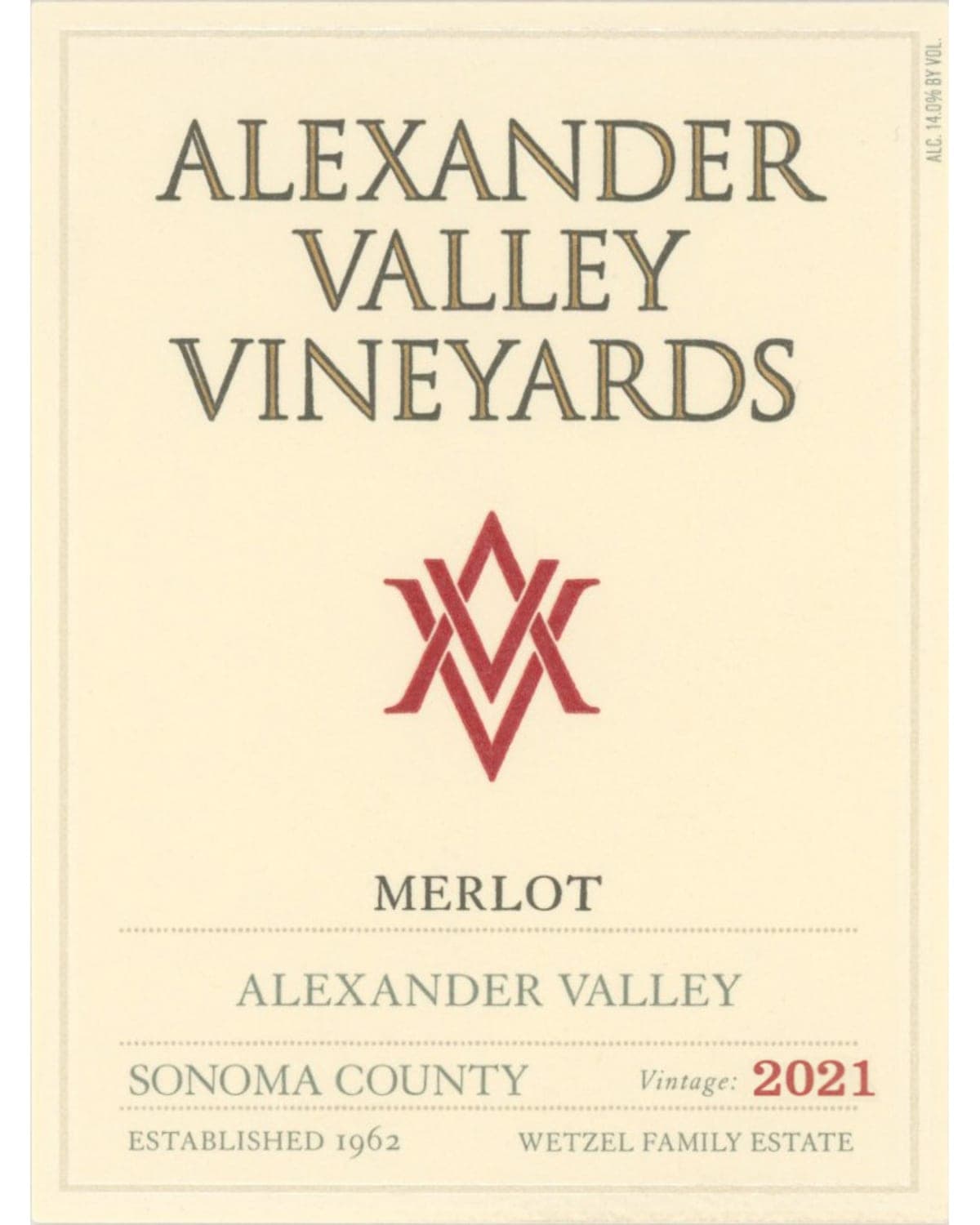 Alexander Valley Vineyards Merlot (2021)