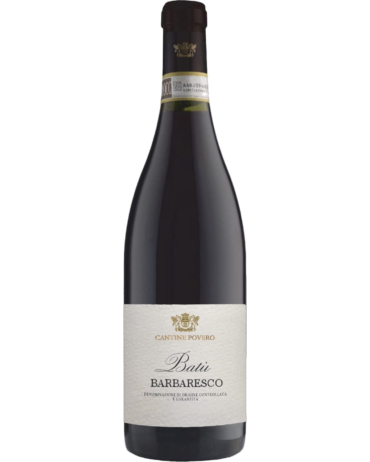 Cantine Povero Batù Barbaresco (2022) — bottle
