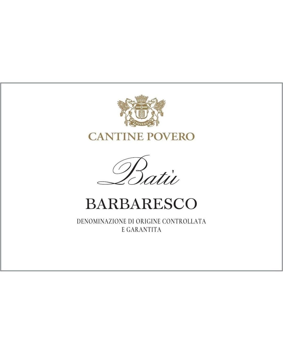 Cantine Povero Batù Barbaresco (2022)
