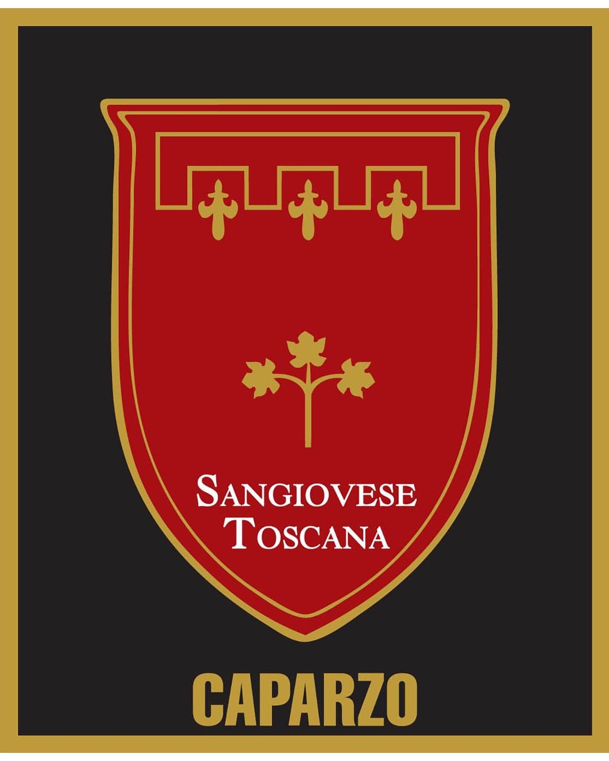 Caparzo Sangiovese 2021  Front Label