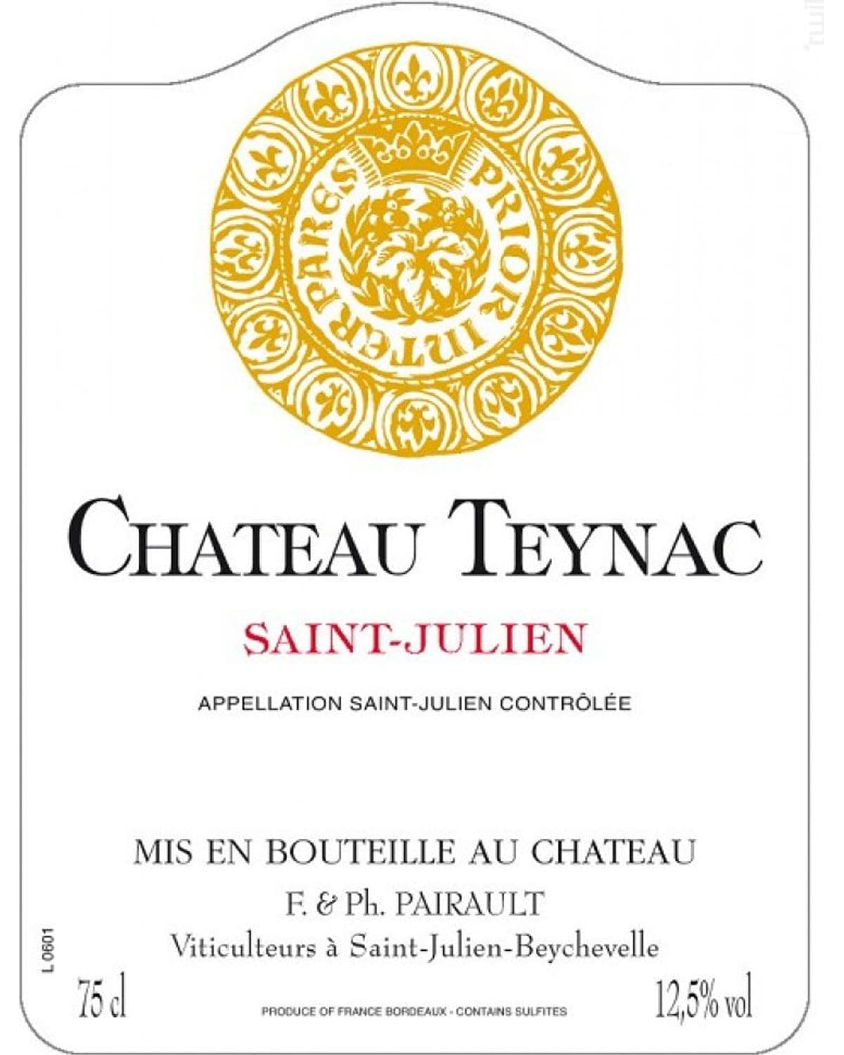 Chateau Teynac Saint Julien Red 2019 | 750ml