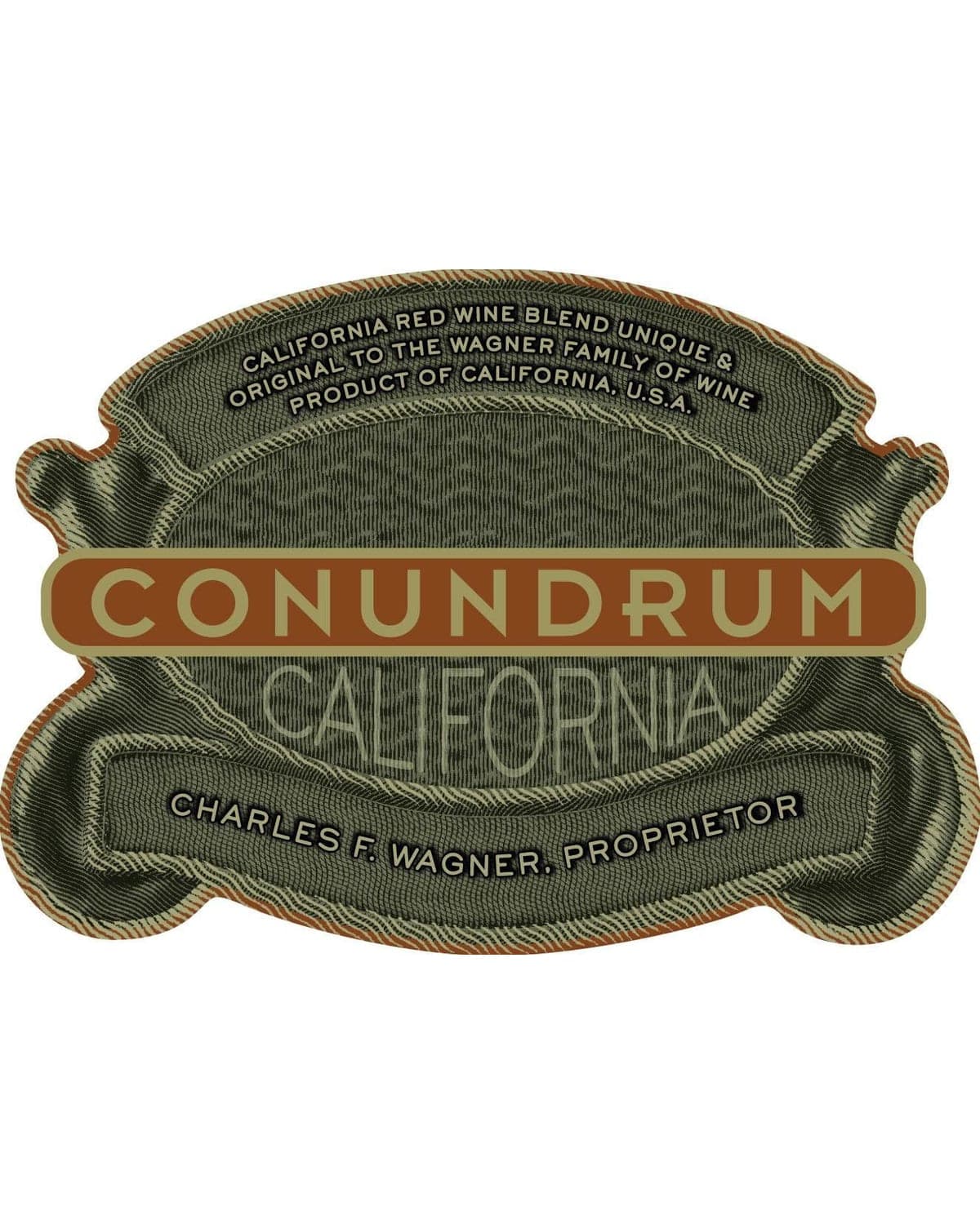 Conundrum Red Blend 2020  Front Label