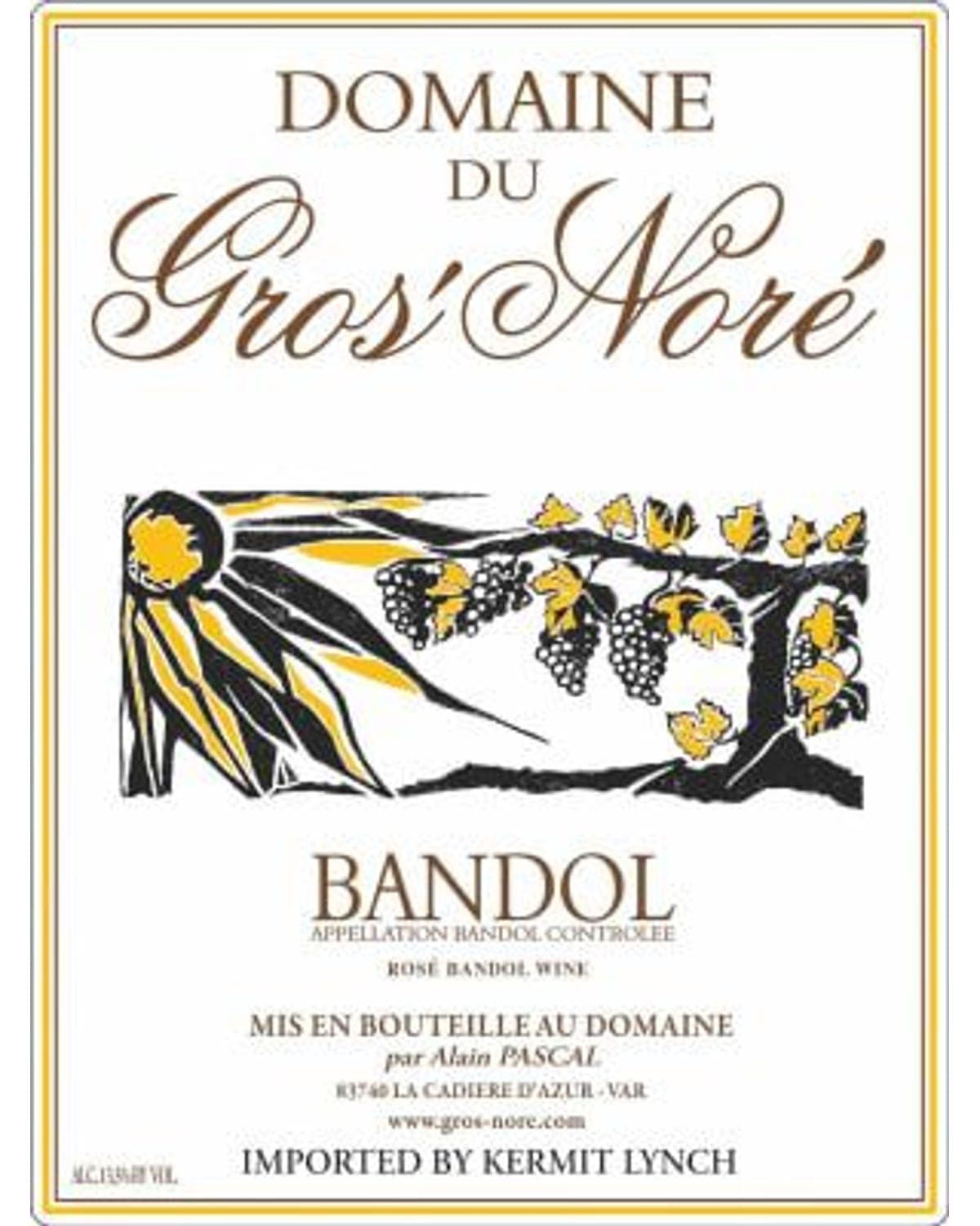Domaine du Gros 'Noré Bandol Rosé (2024)
