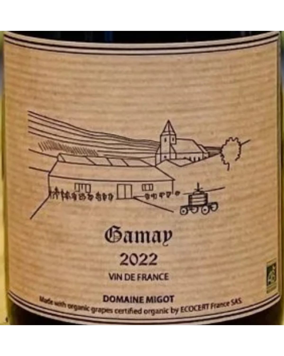 Domaine Migot Gamay (2022) — bottle