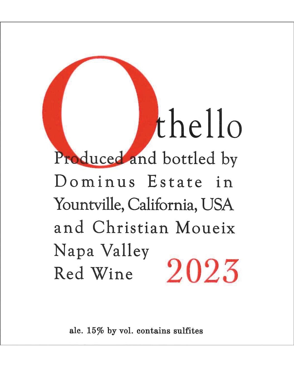 Dominus Estate Othello Red 2023 | 750ml