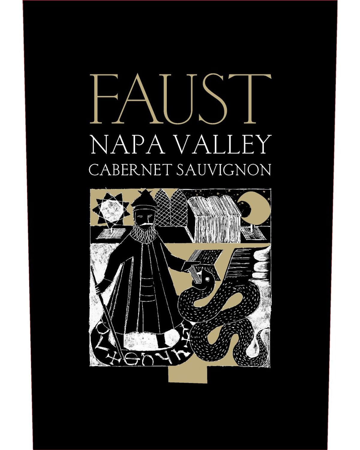 Faust Cabernet Sauvignon 2021  Front Label