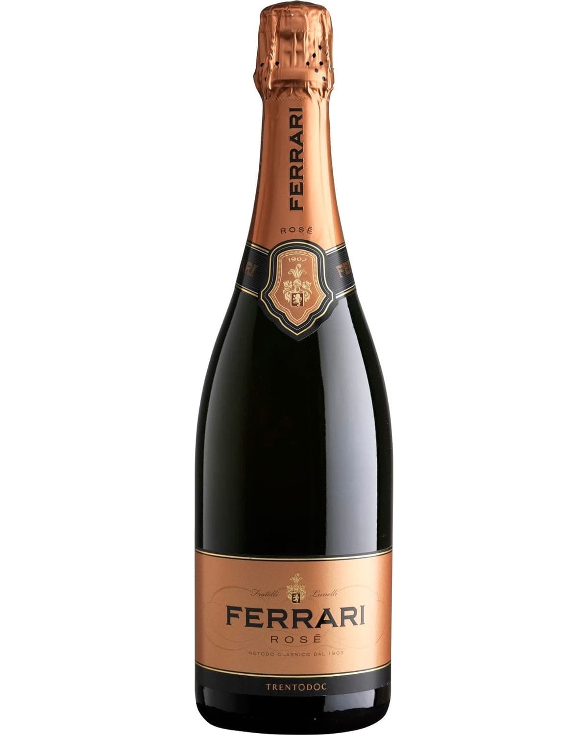 Ferrari Brut Rosé (NV) — bottle