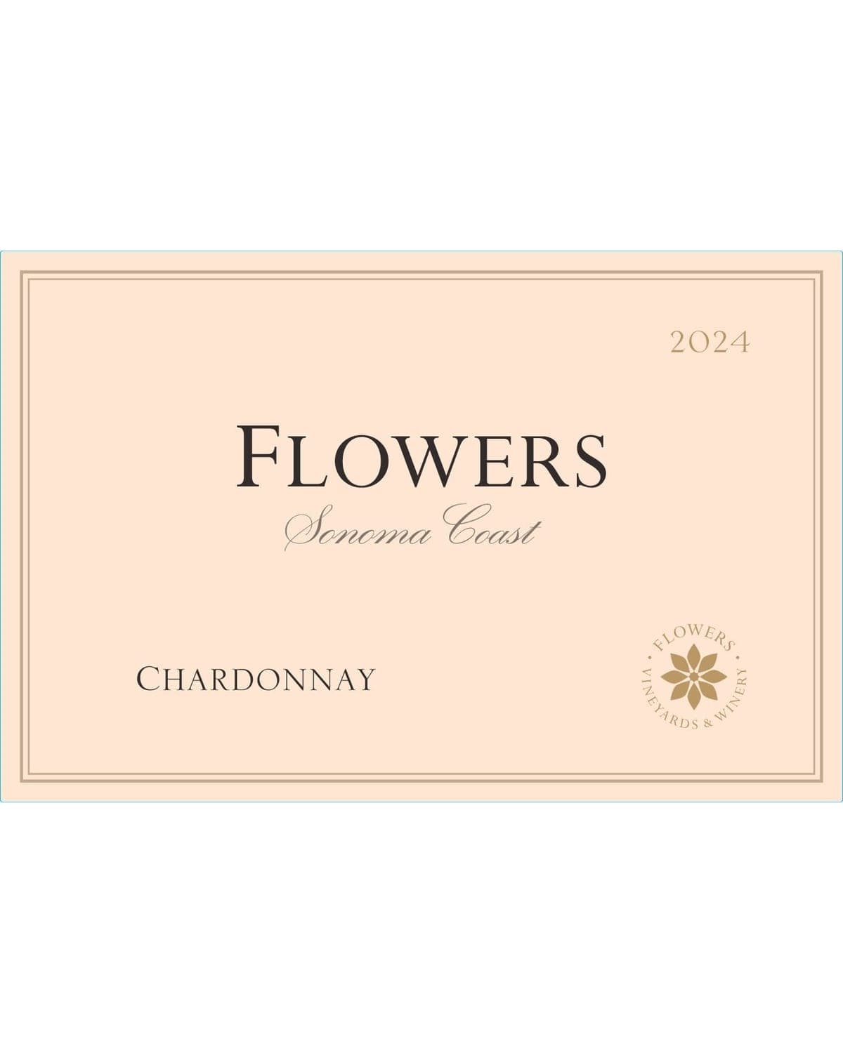 Flowers Sonoma Coast Chardonnay (2024) — bottle