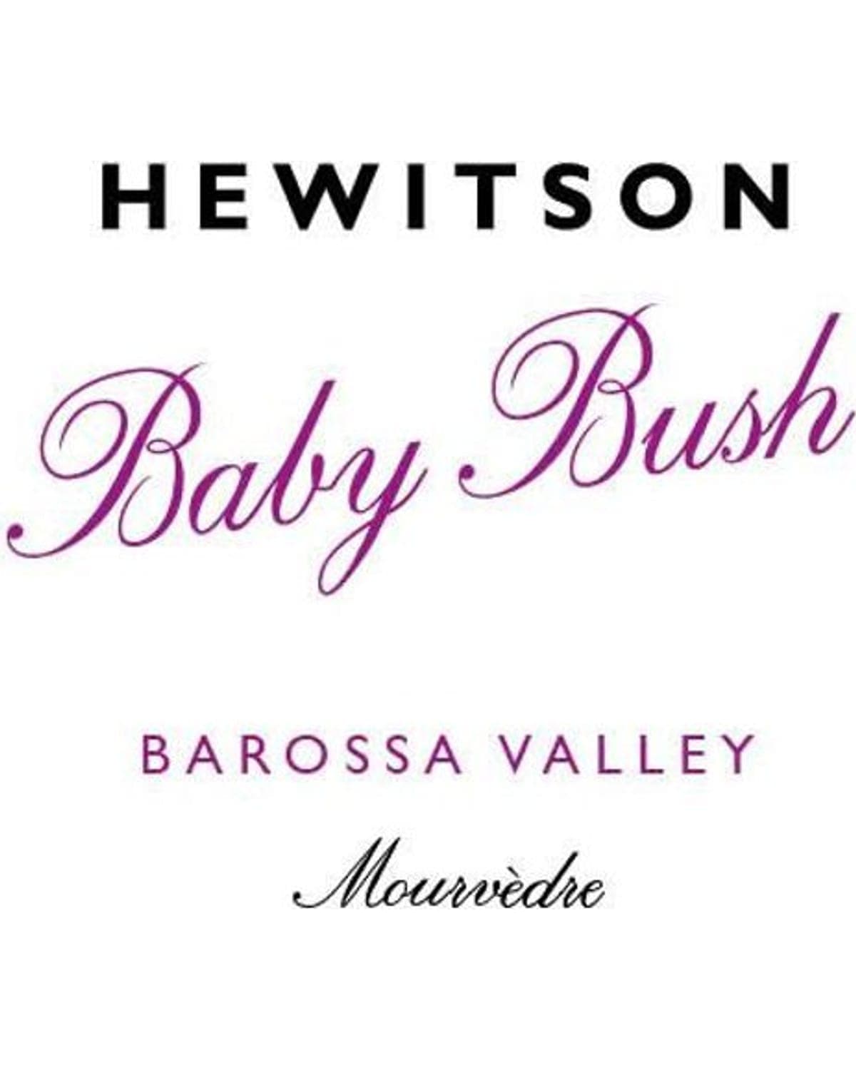 Hewitson Baby Bush Mourvèdre (2019) — bottle