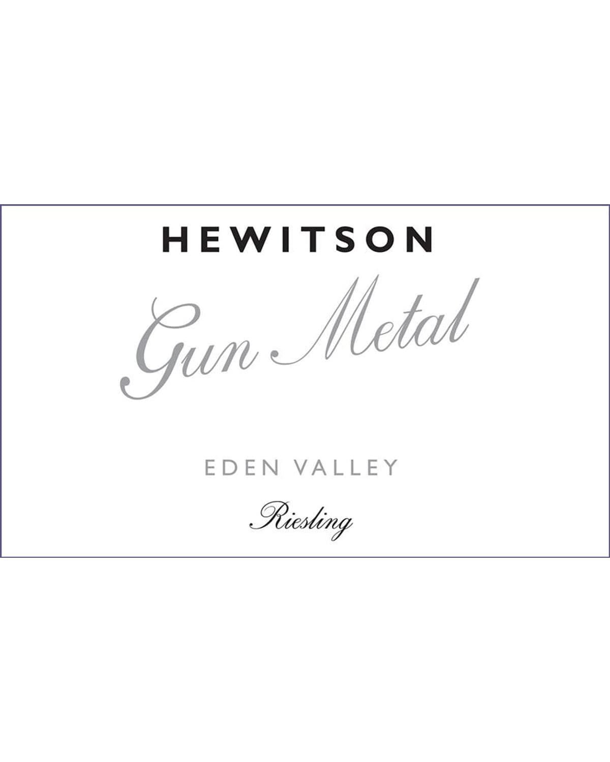 Hewitson Gun Metal Riesling (2021) — bottle