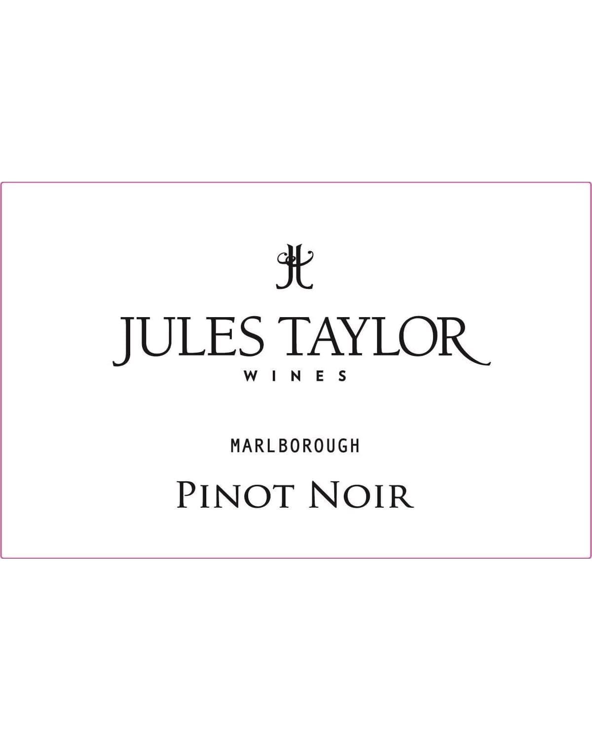 Jules Taylor Pinot Noir 2021  Front Label