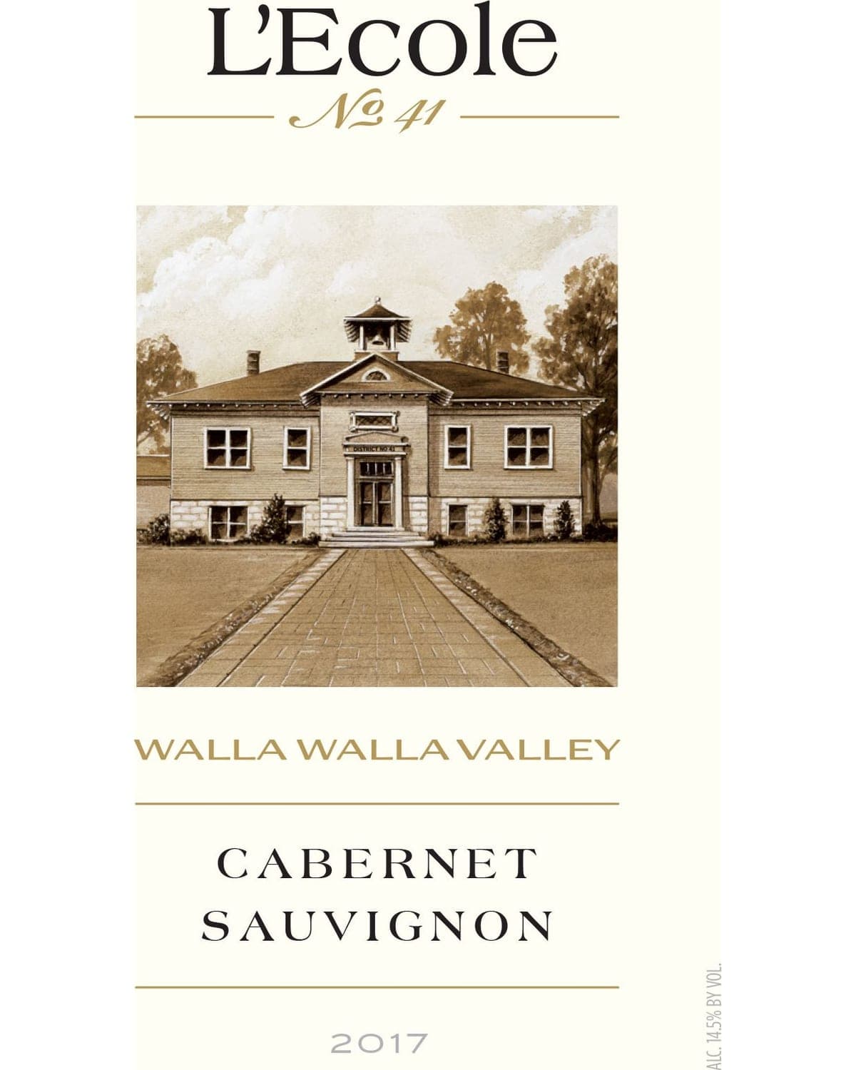 L'Ecole 41 Walla Walla Valley Cabernet Sauvignon 2017  Front Label