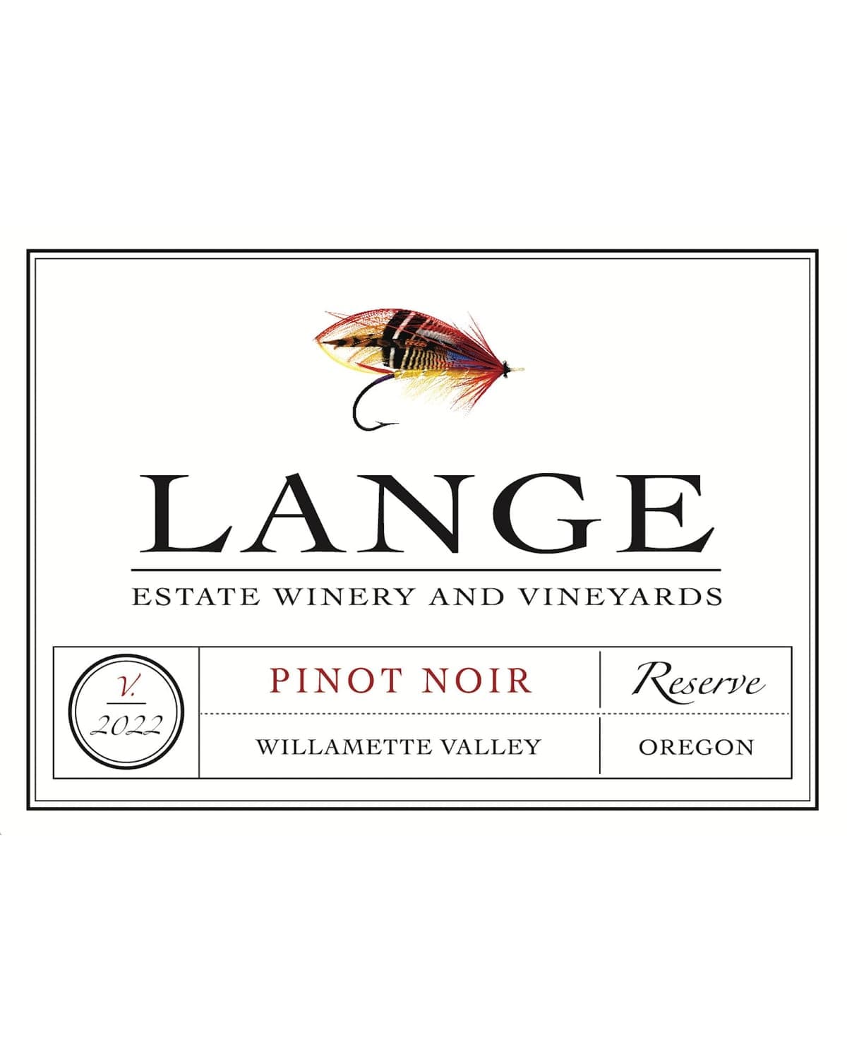 Lange Pinot Noir Reserve (2022) — bottle