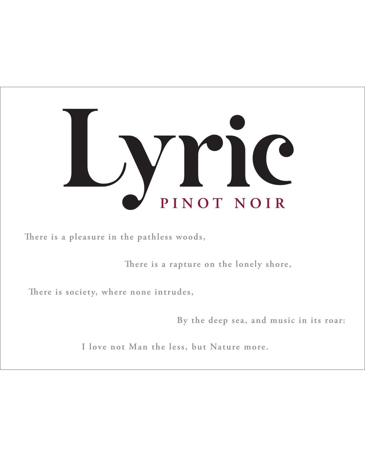 Lyric Pinot Noir (2023)