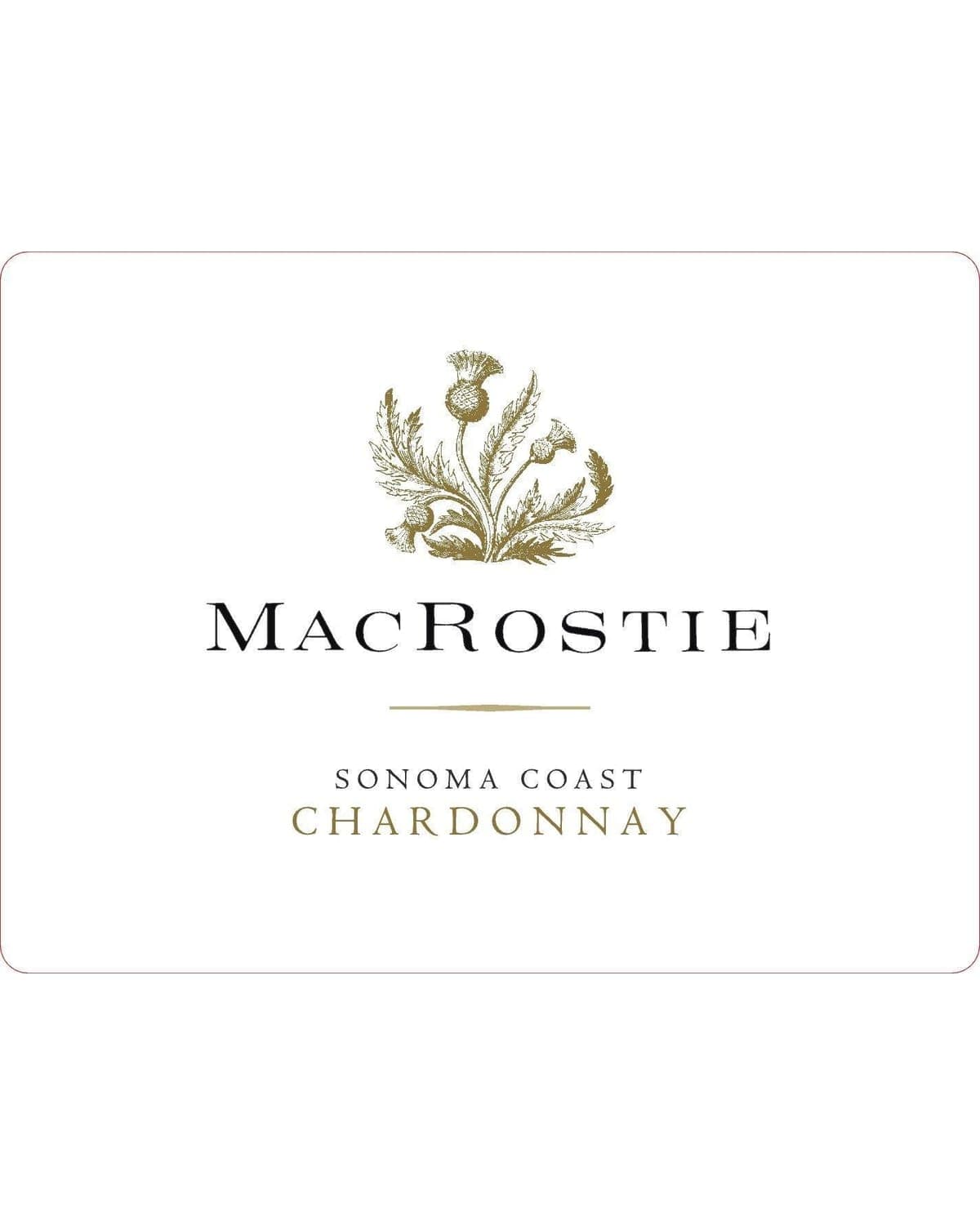 MacRostie Chardonnay Sonoma Coast (2021) — bottle