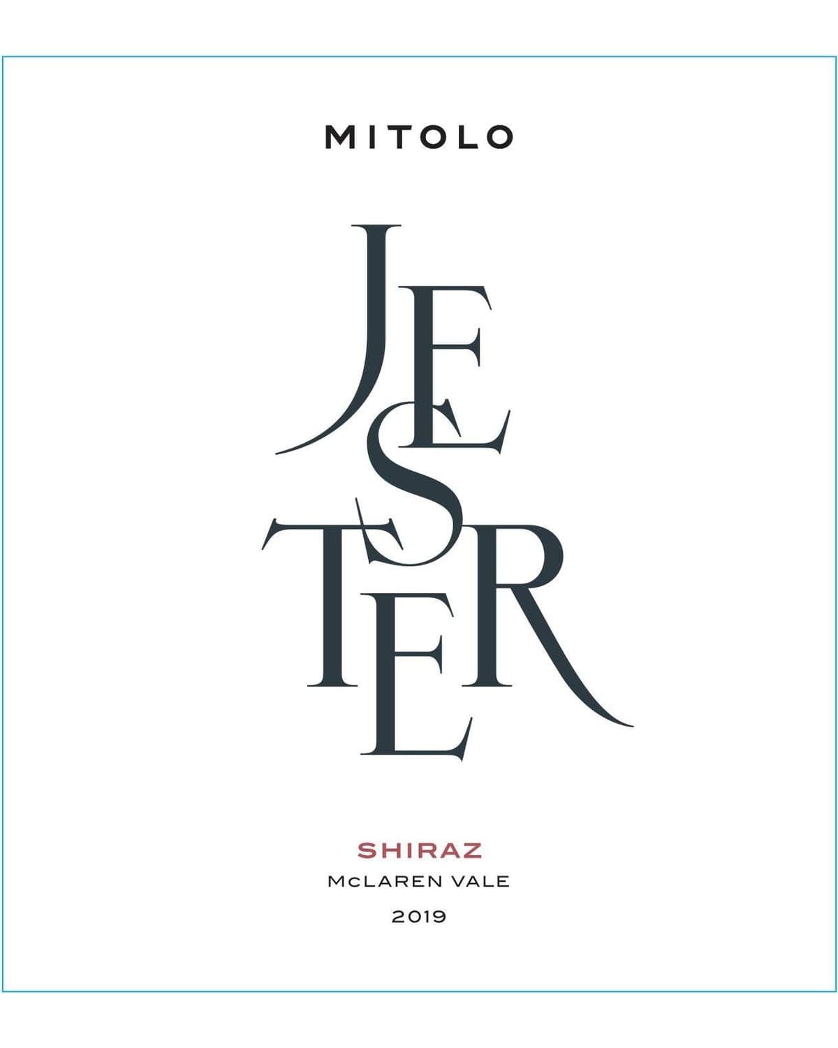 Mitolo The Jester Shiraz 2019  Front Label
