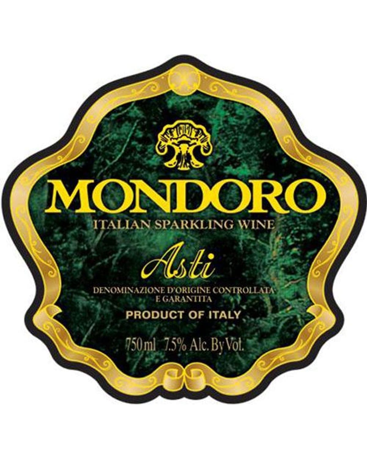 Mondoro Sparkling Asti Spumante Front Label