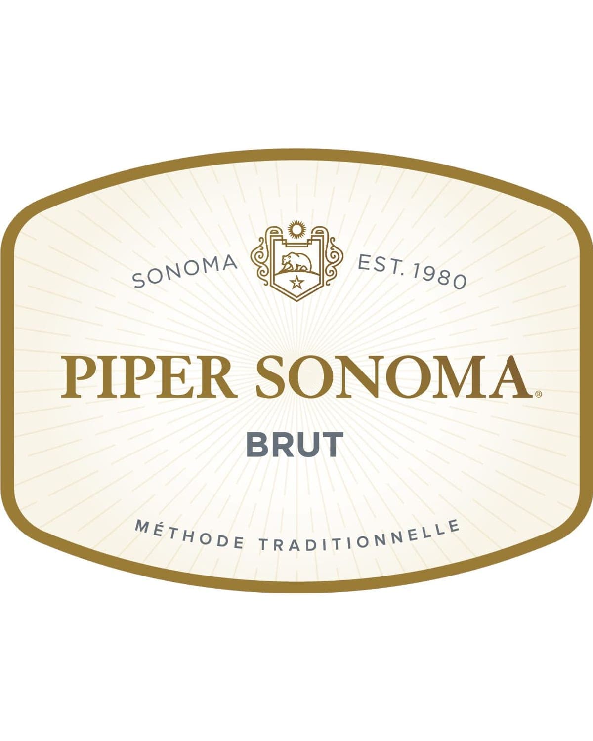 Piper Sonoma Brut  Front Label