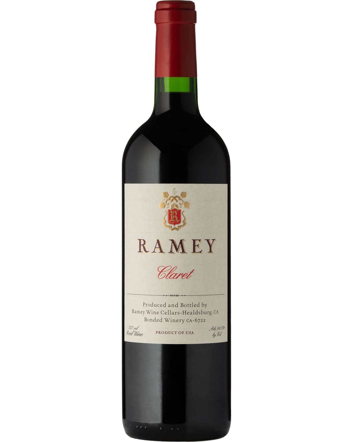 Ramey Claret 2019  Front Bottle Shot