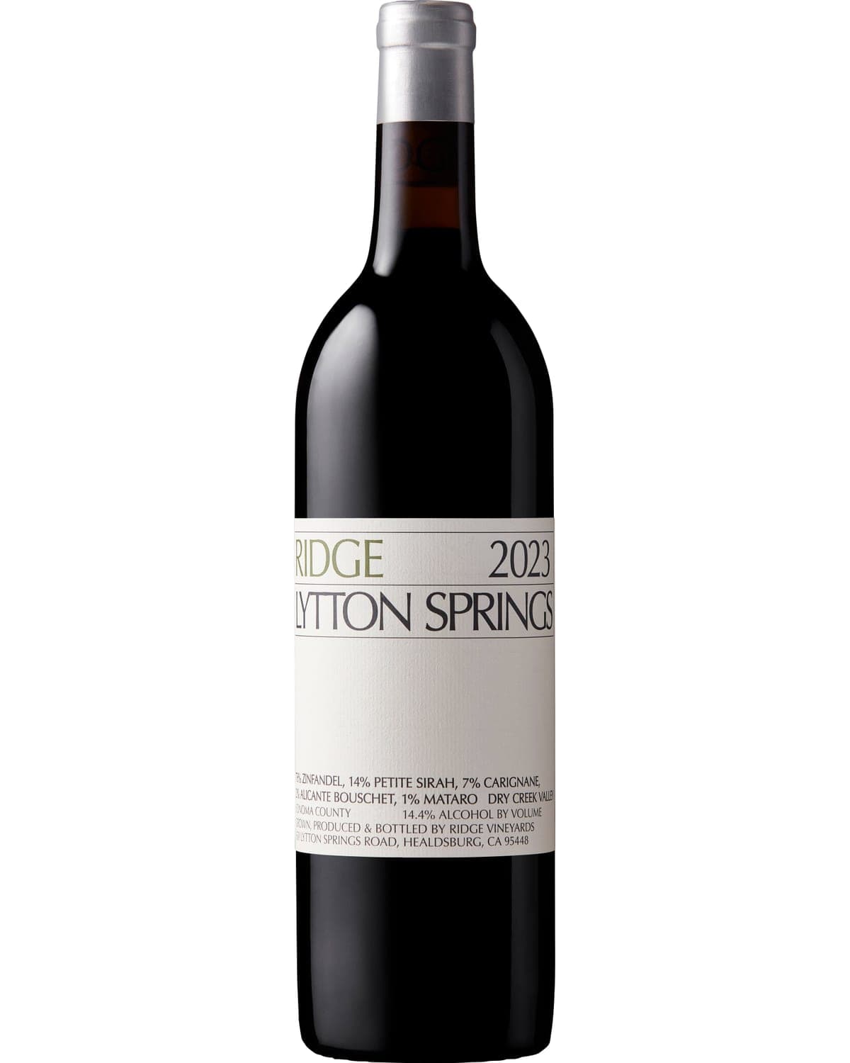 Ridge Lytton Springs Red Blend (2023) — bottle