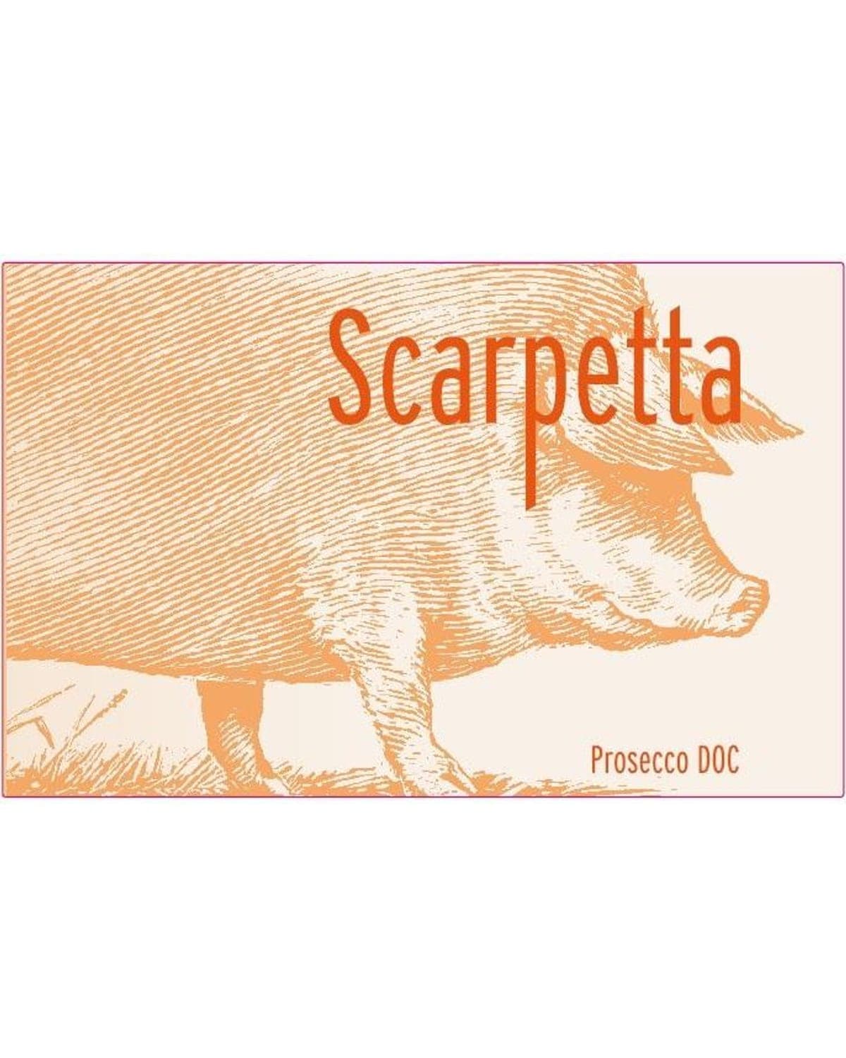 Scarpetta Prosecco Brut 2022  Front Label