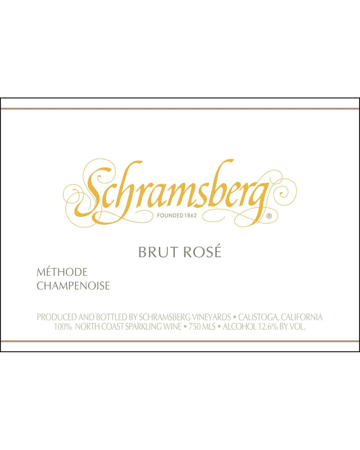 Schramsberg Brut Rosé Sparkling 2021 | 750ml