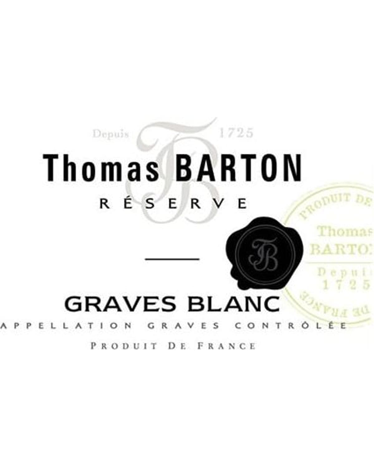 Thomas Barton Réserve Graves Blanc (2024)