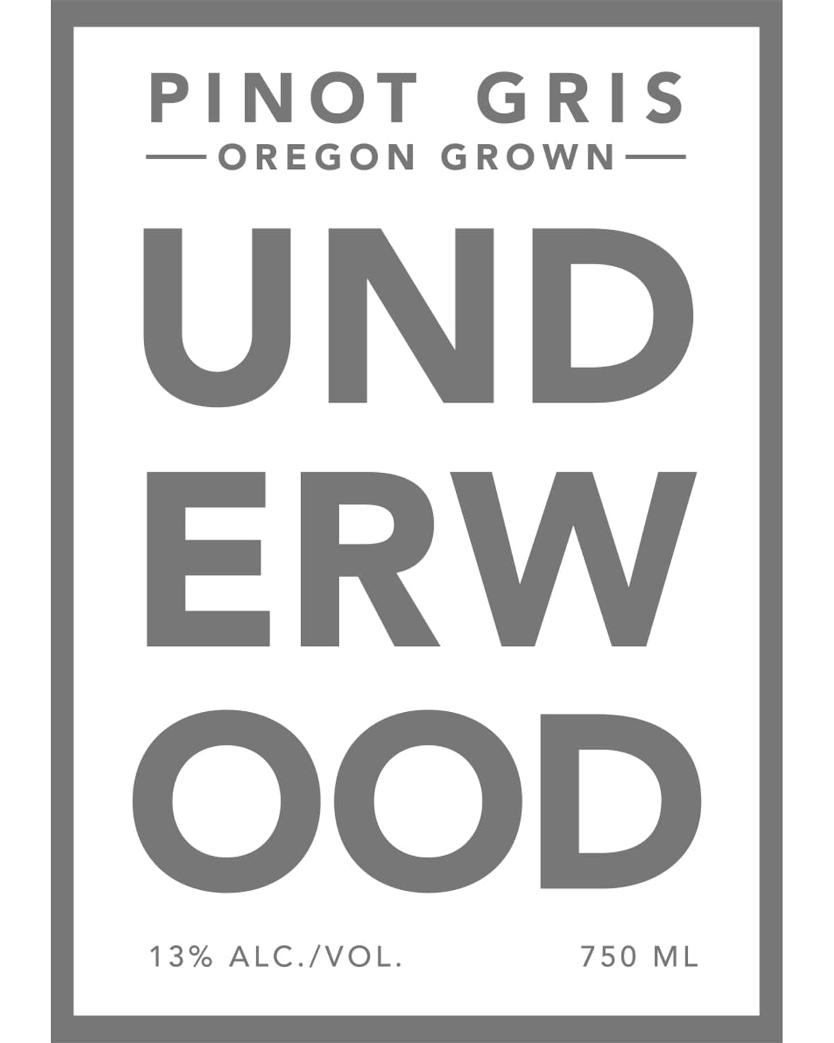 Underwood Pinot Gris White 2022 | 750ml