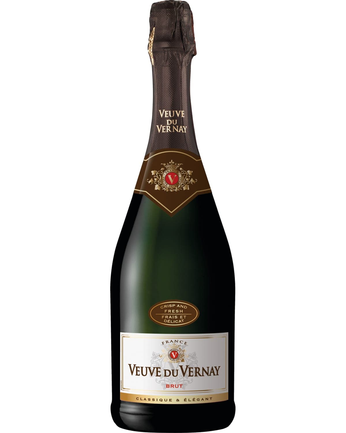 Veuve du Vernay Brut  Front Bottle Shot