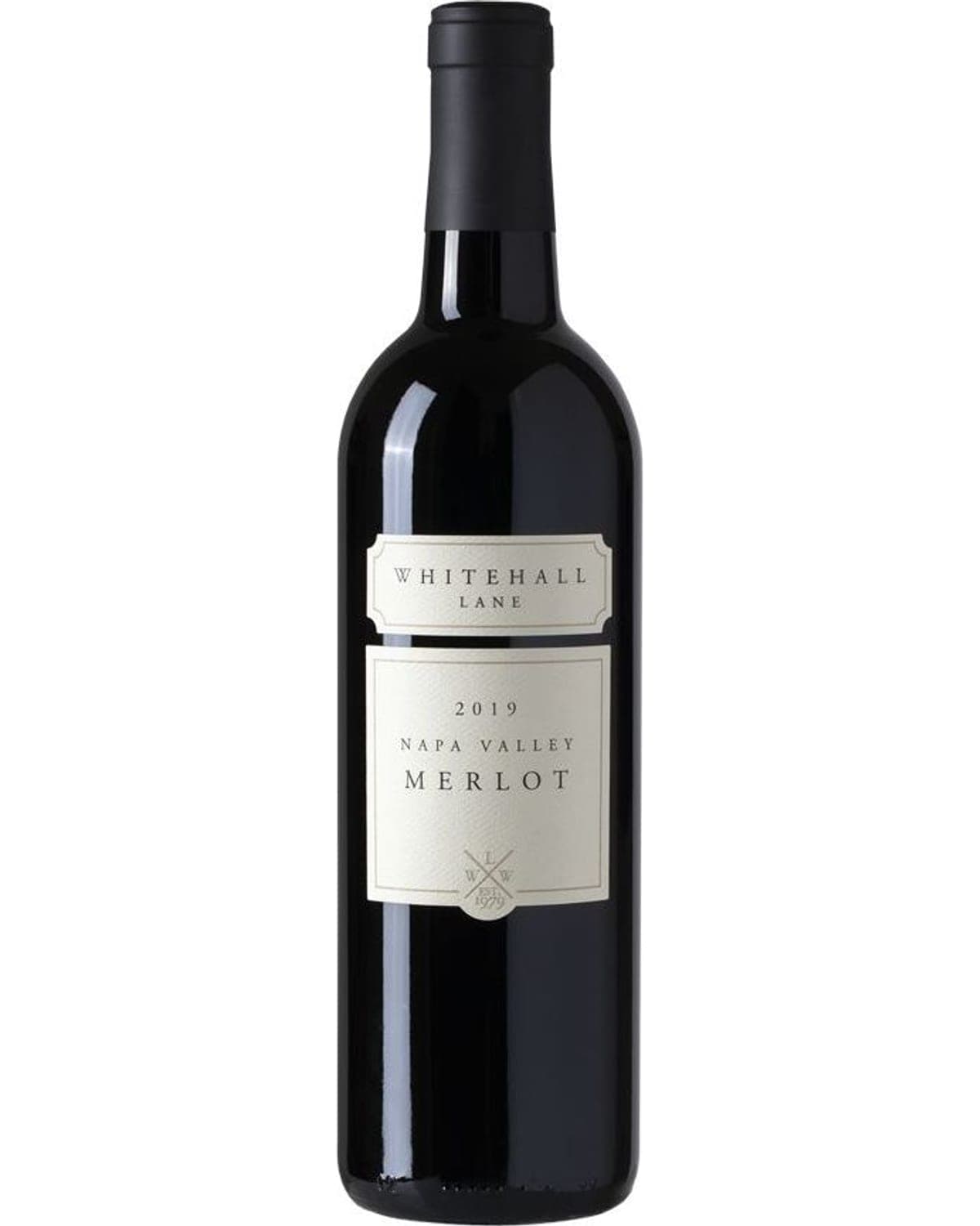 Whitehall Lane Merlot 2019  Front Bottle Shot
