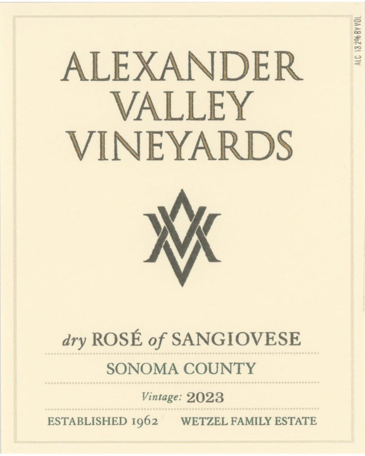Alexander Valley Vineyards dry Rosé of Sangiovese Rose 2023 | 750ml