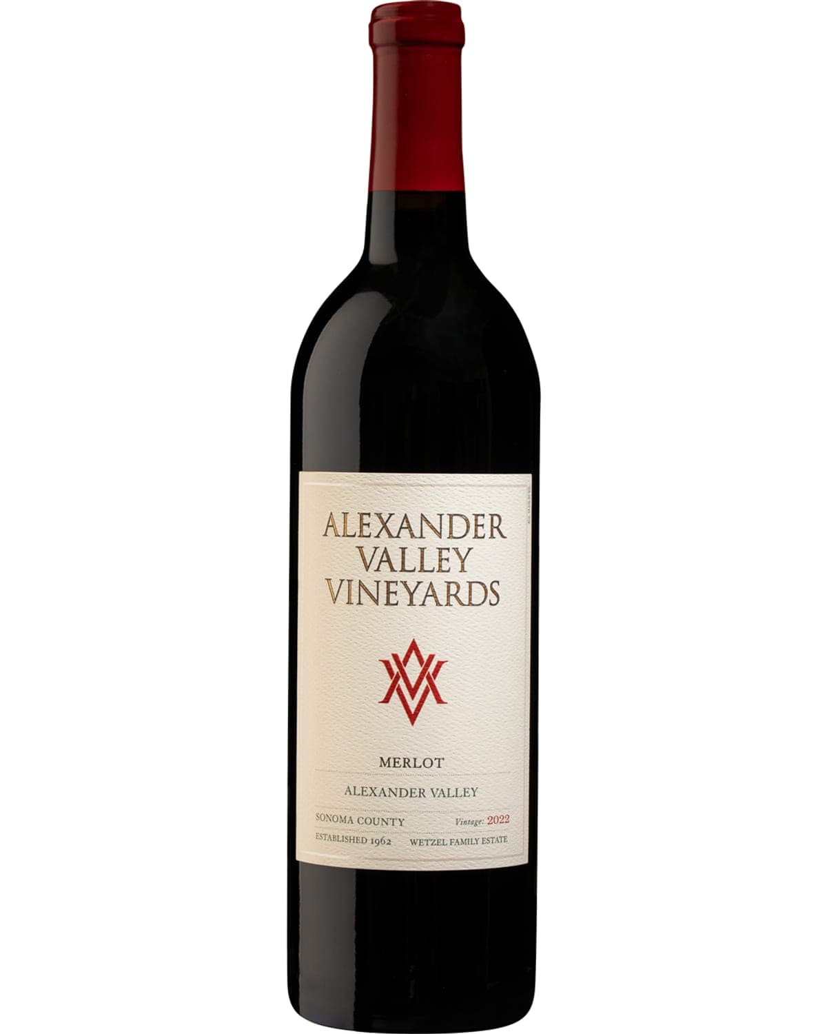 Alexander Valley Vineyards Merlot Red 2022 | 750ml