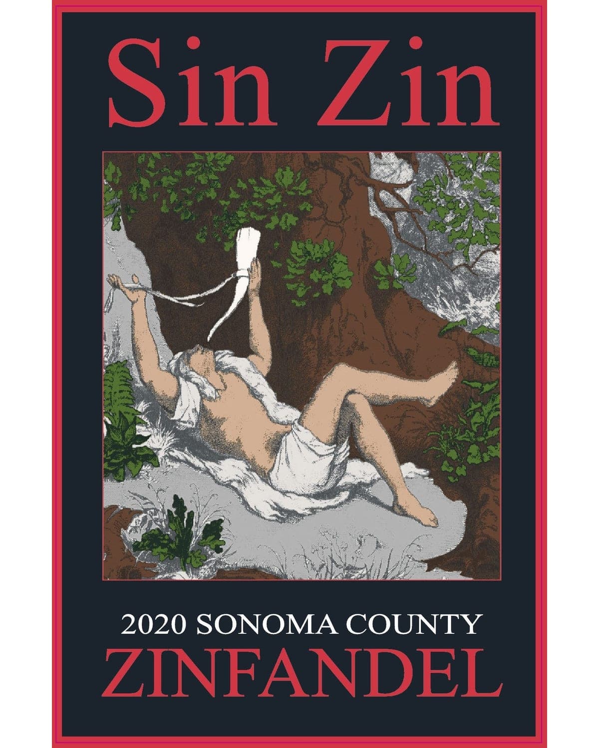 Alexander Valley Vineyards Sin Zin Zinfandel 2020 Front Label