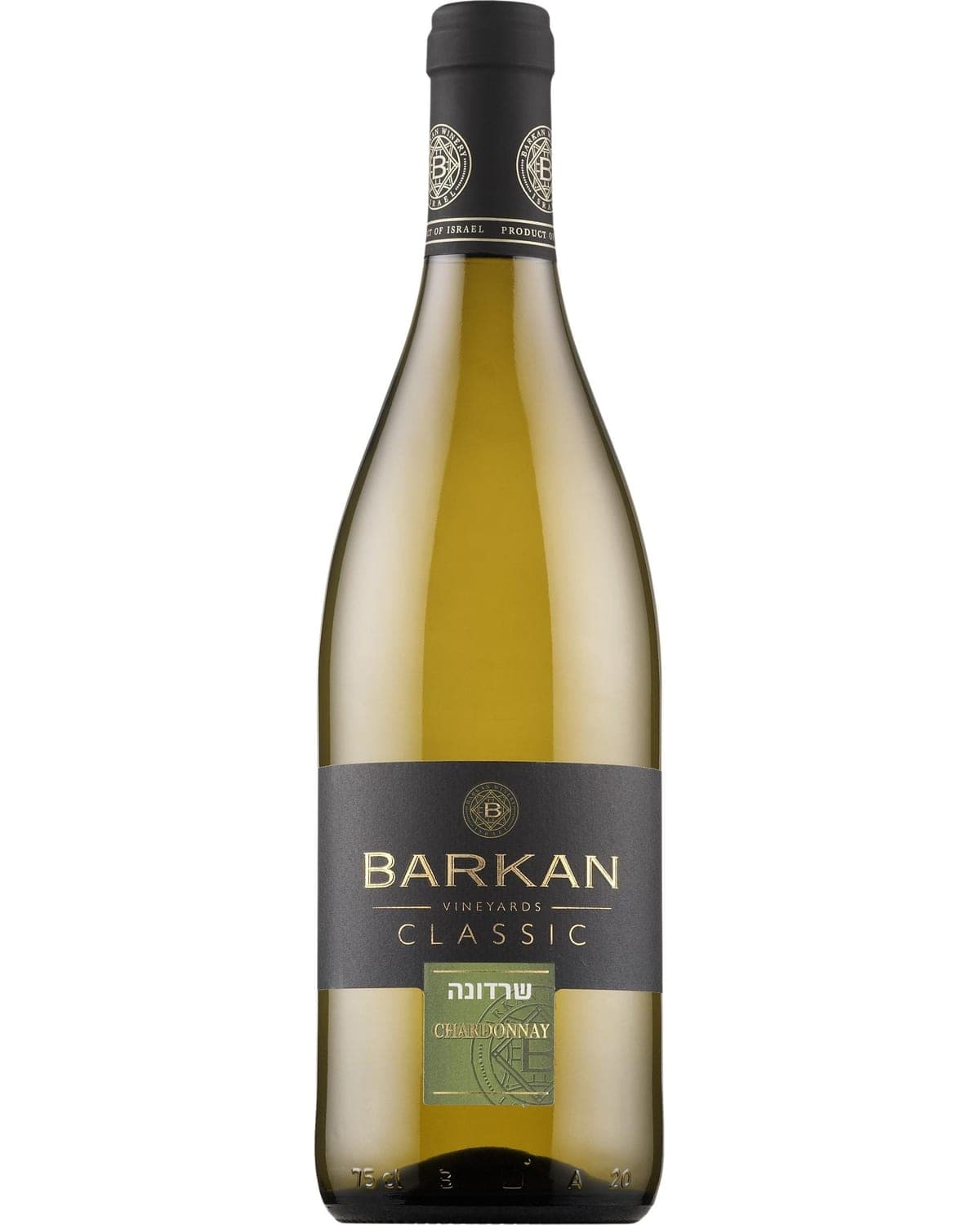 Barkan Classic Chardonnay (OK Kosher) 2019 Front Bottle Shot