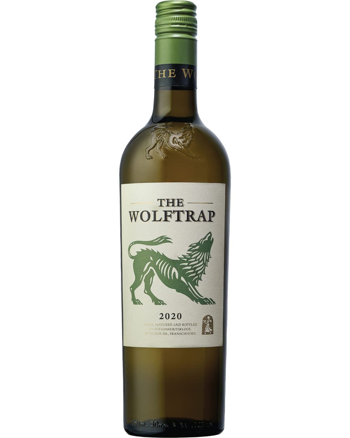 Boekenhoutskloof The Wolftrap White 2020 Front Bottle Shot