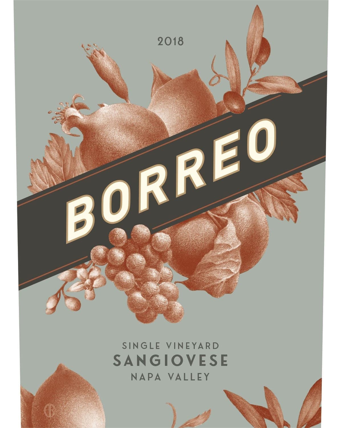 Borreo by Silverado Vineyards Sangiovese 2018 Front Label