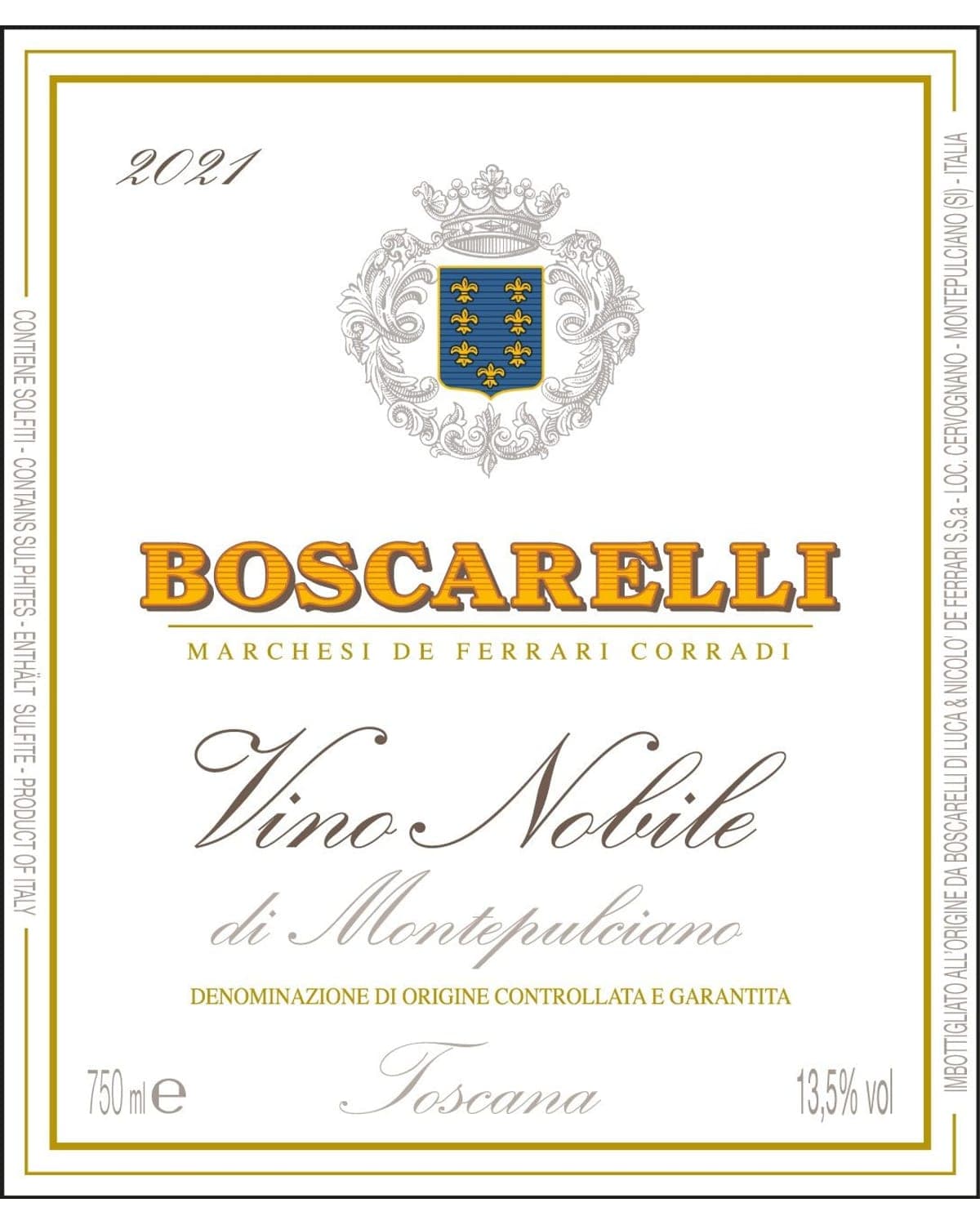Boscarelli Vino Nobile di Montepulciano Red 2021 | 750ml
