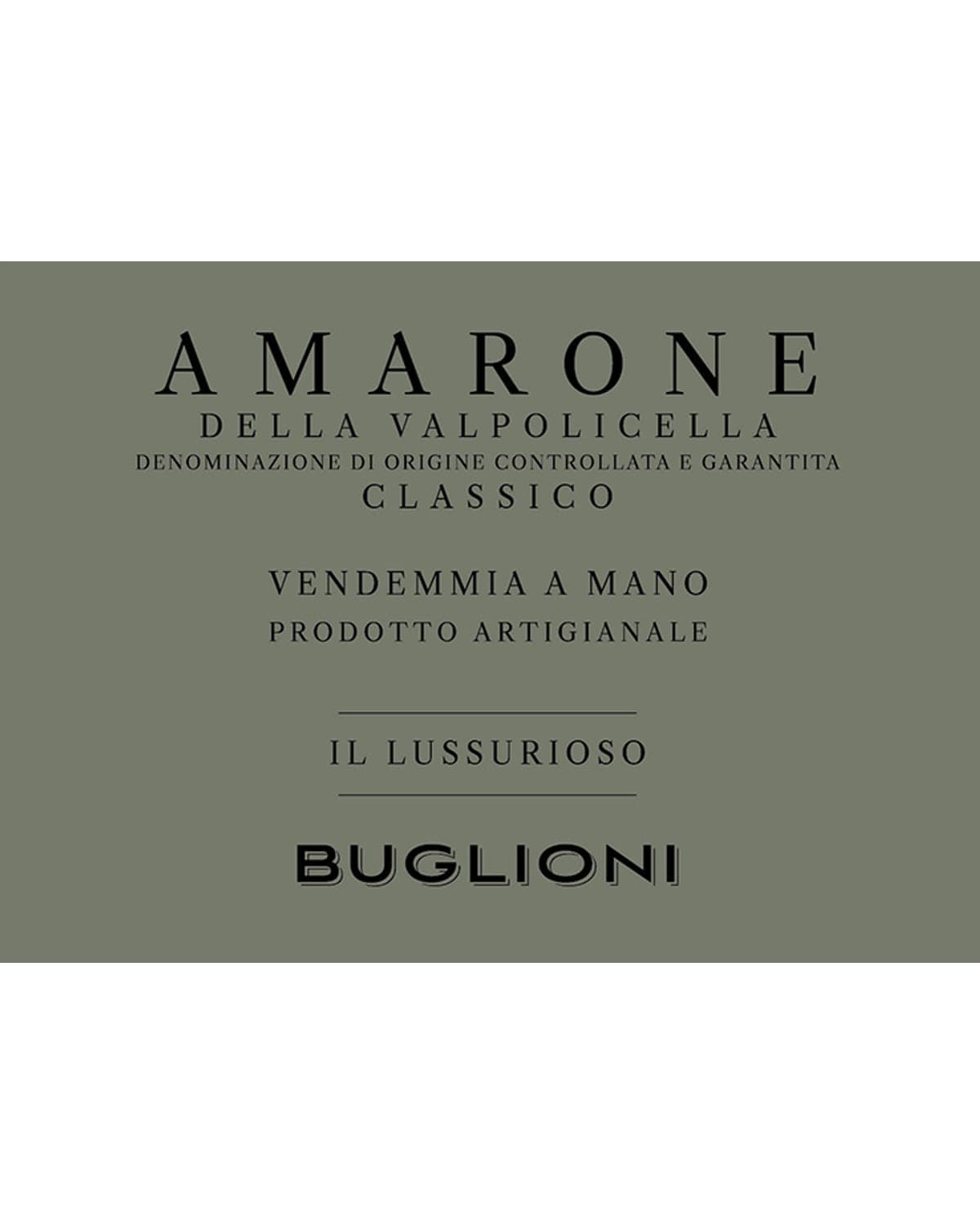 Buglioni Amarone della Valpolicella Classico Il Lussurioso Red 2019 | 750ml