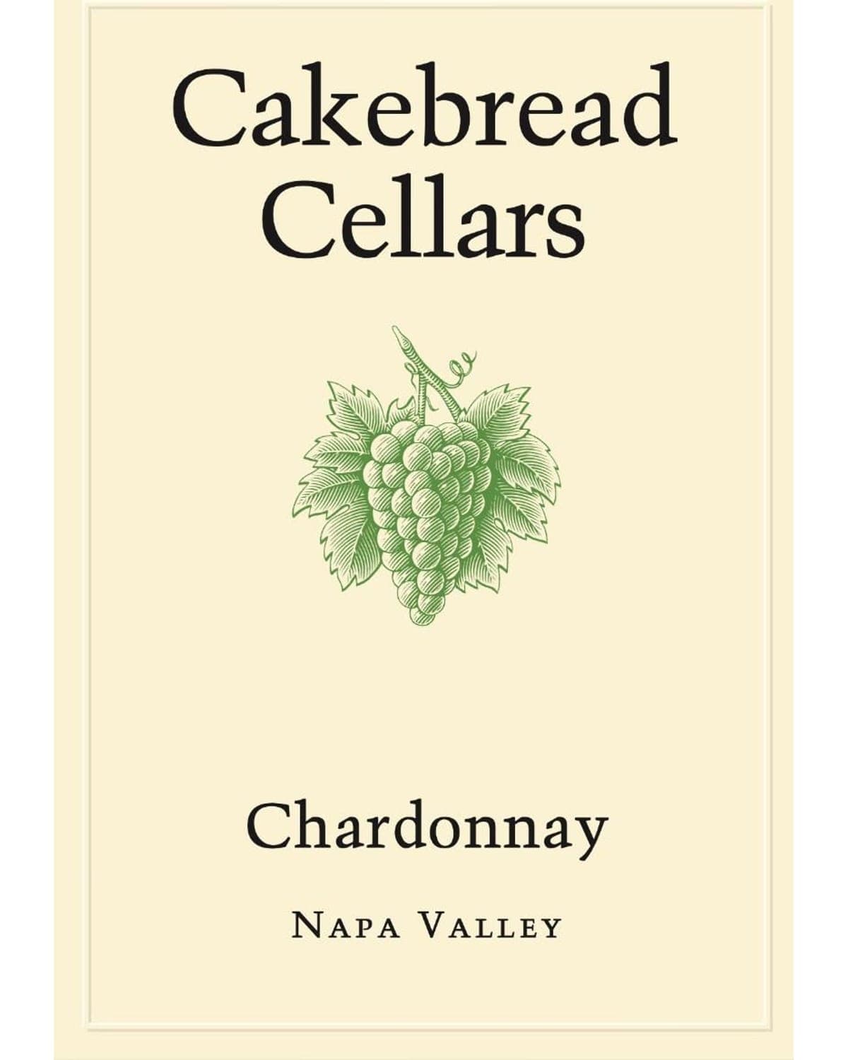 Cakebread Chardonnay 2023 Front Label