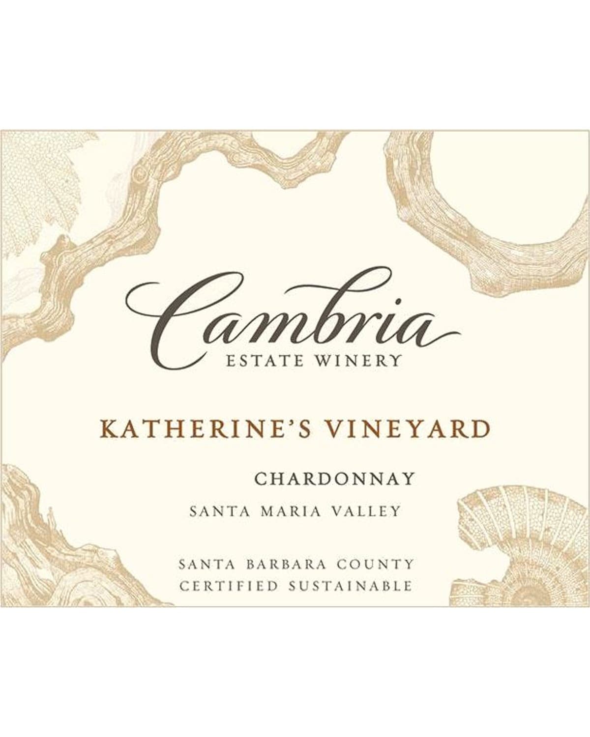 Cambria Katherine's Vineyard Chardonnay 2022 Front Label
