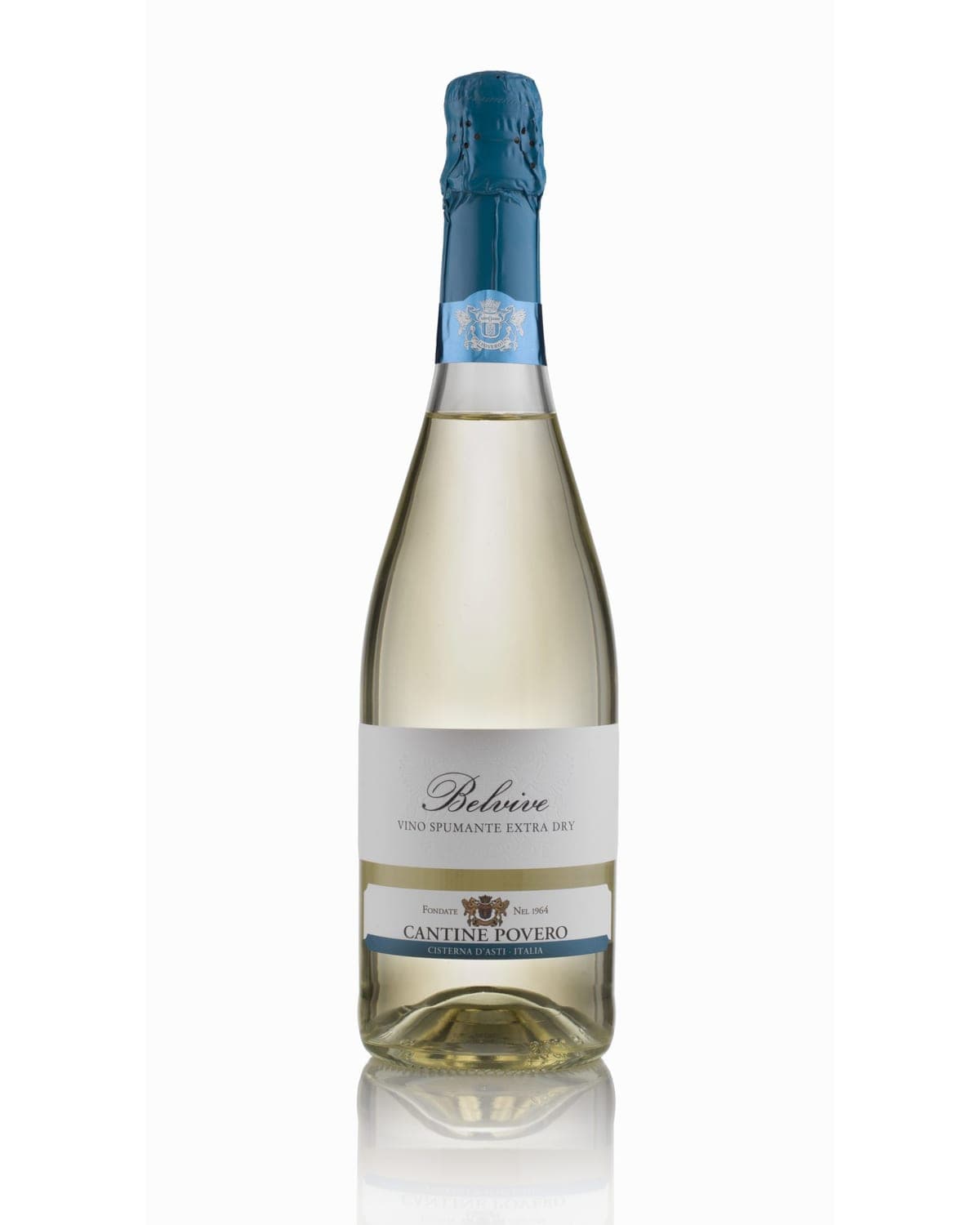 Cantine Povero Belvive Vino Spumante Extra Dry Sparkling NA | 750ml
