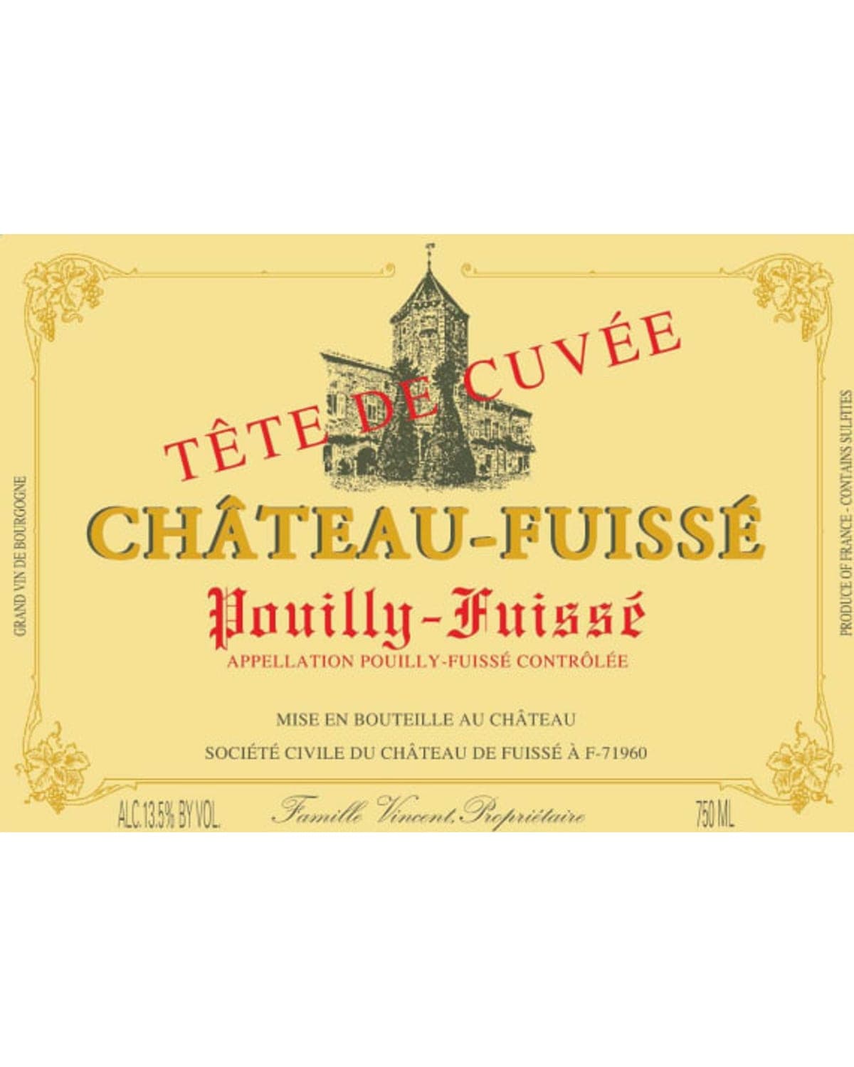 Château Fuissé Pouilly-Fuisse Tête de Cuvée White 2023 | 750ml