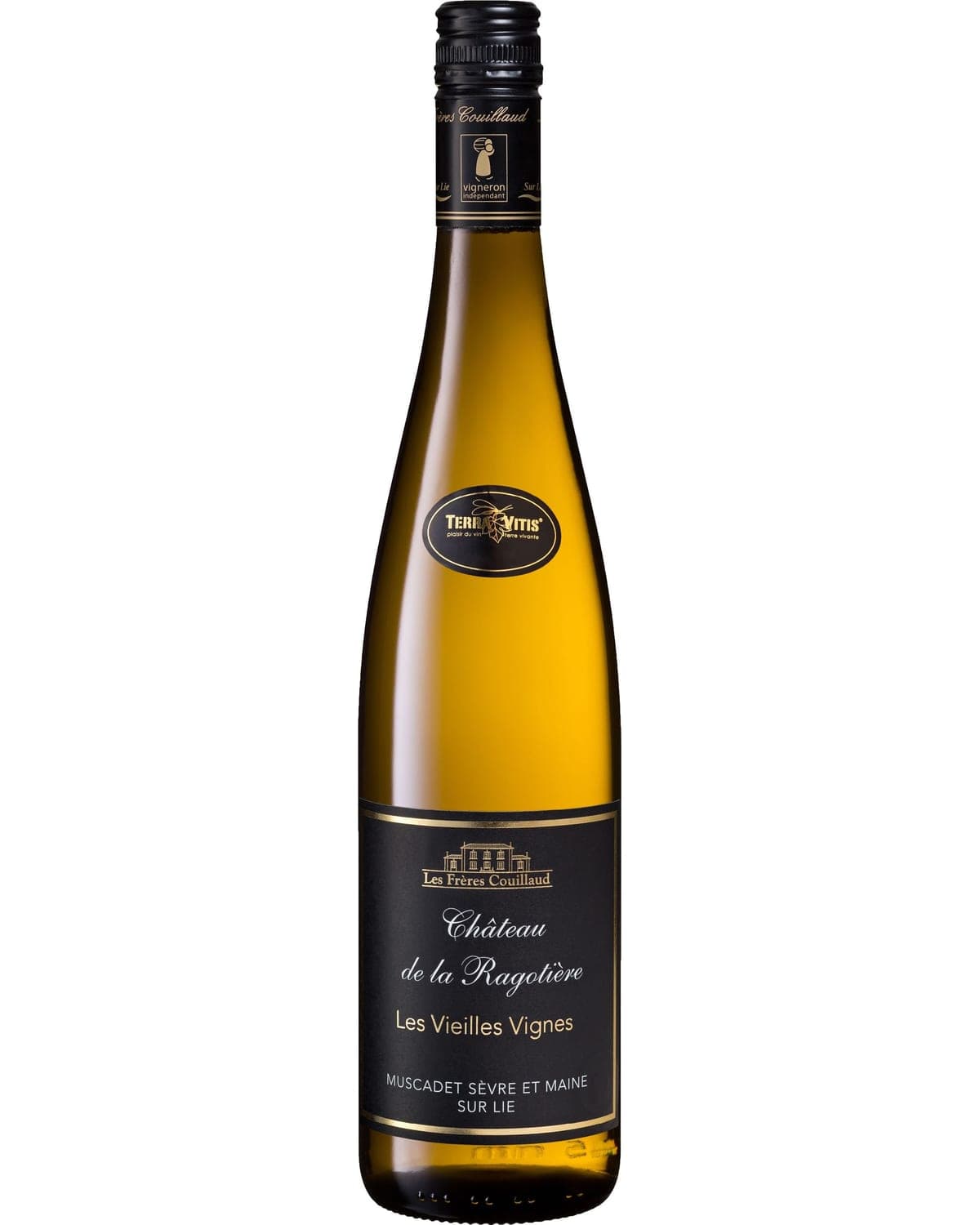Chateau de la Ragotiere Muscadet Sevre et Maine Sur Lie Les Vieilles Vignes 2023 Front Label