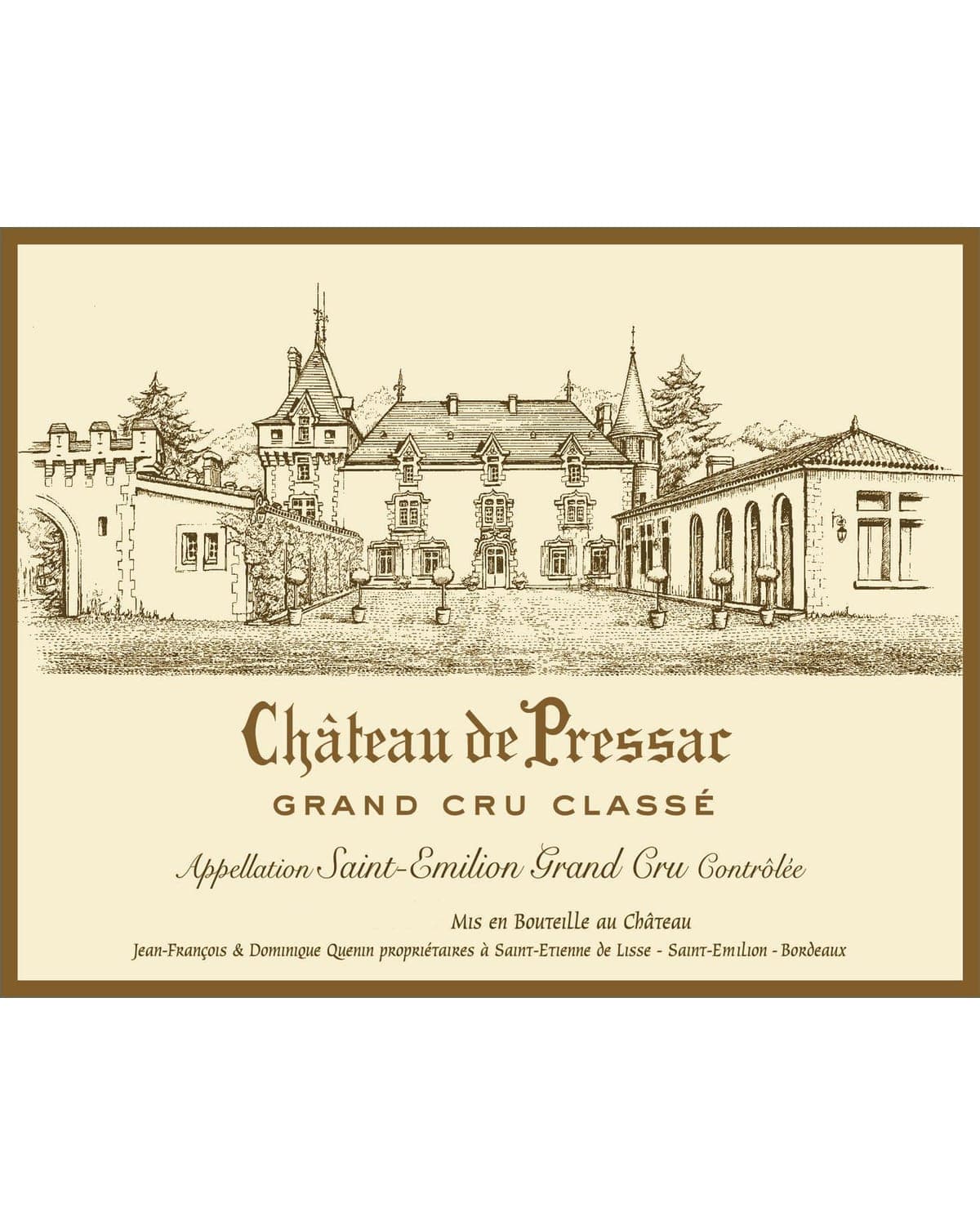 Chateau de Pressac 2019 Front Label