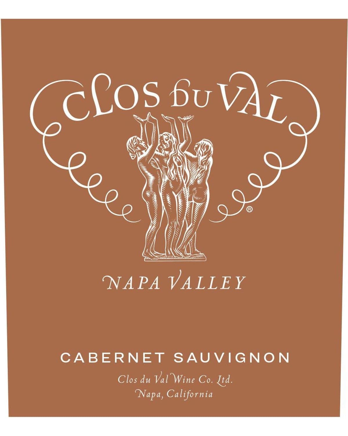 Clos du Val Napa Valley Cabernet Sauvignon 2022 Front Label
