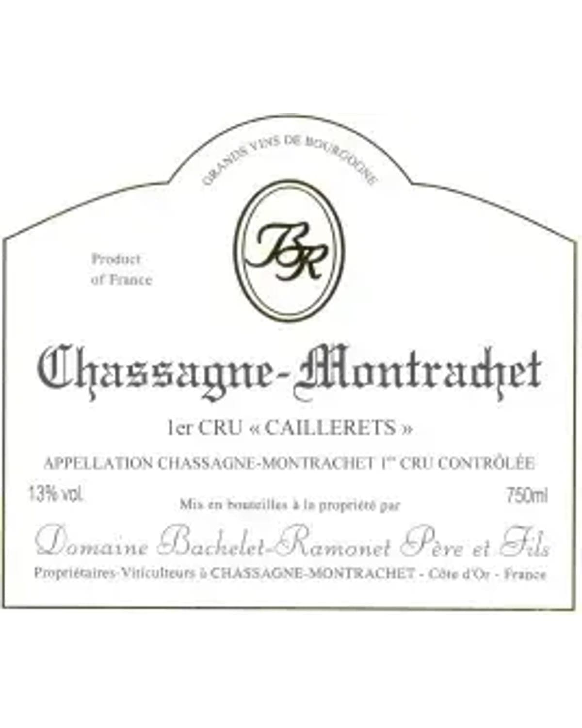 Domaine Bachelet-Ramonet Chassagne-Montrachet Caillerets Premier Cru White 2024 | 750ml