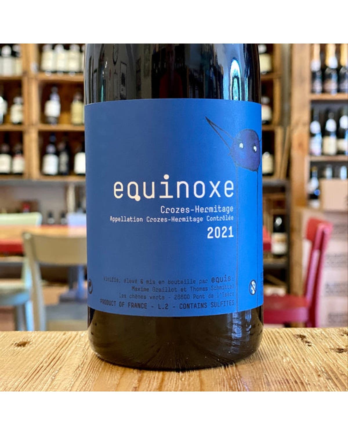 Domaine des Lises Equinoxe Crozes-Hermitage 2021 Front Label