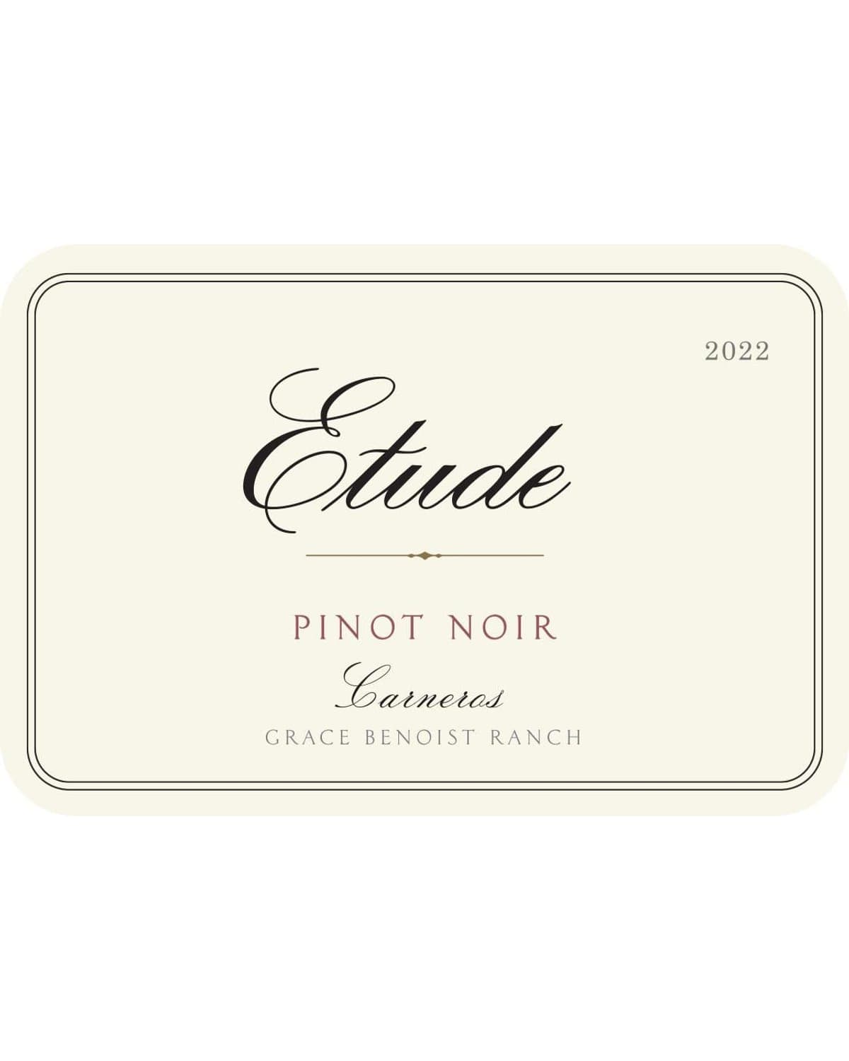 Etude Grace Benoist Ranch Pinot Noir Red 2022 | 750ml