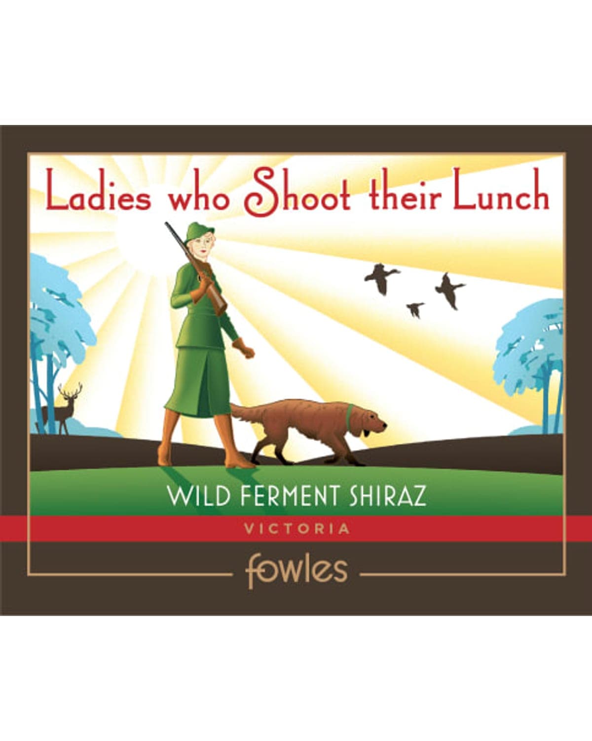 Fowles Wine Ladies who Shoot Their Lunch Wild Ferment Shiraz Red 2020 | 750ml