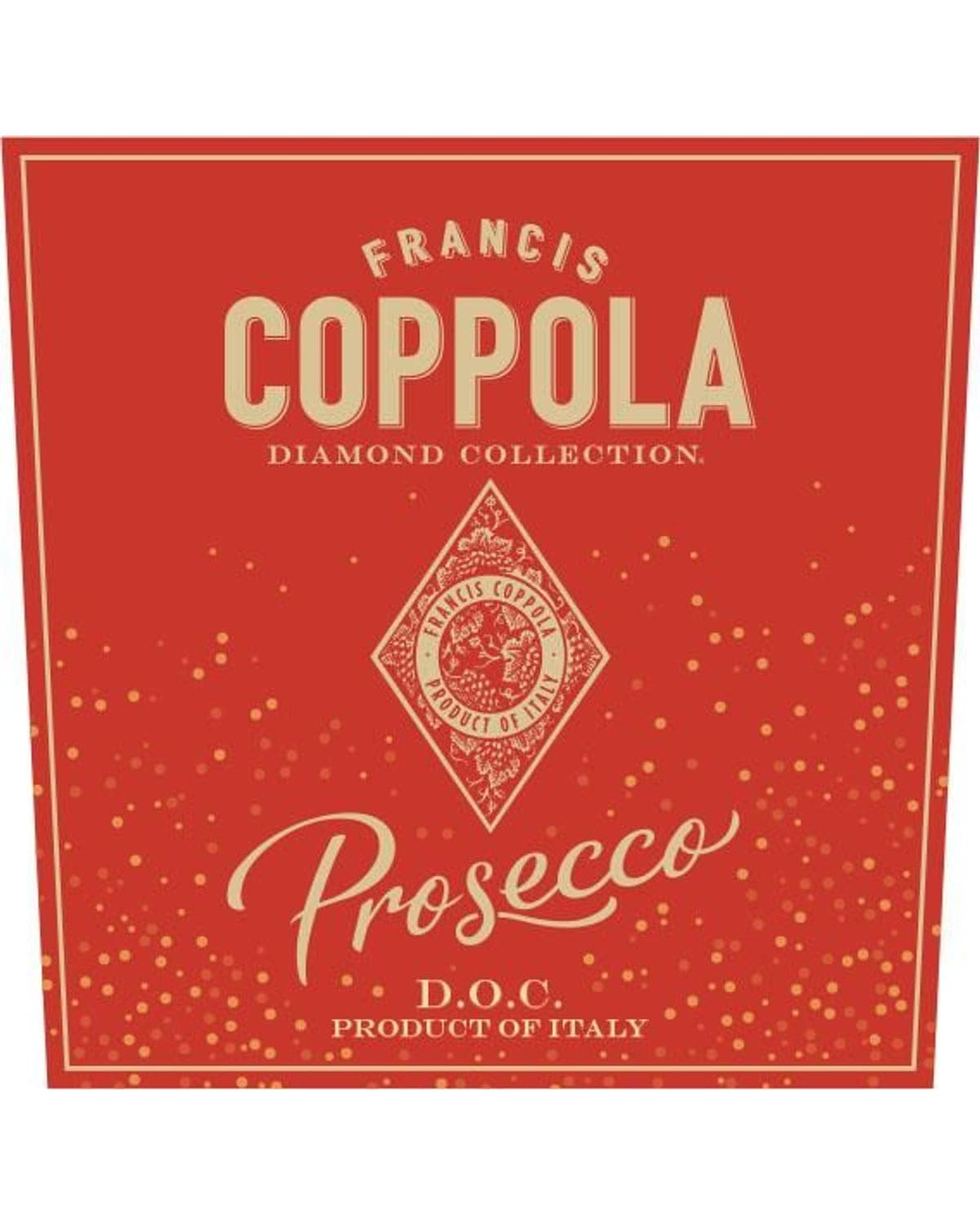 Francis Ford Coppola Diamond Collection Prosecco Front Label
